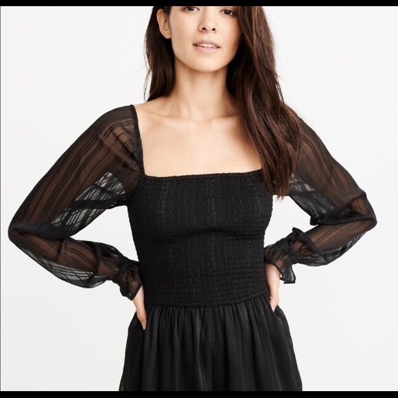 Abercrombie and Fitch Black Shimmer Romper - Picture 2 of 4